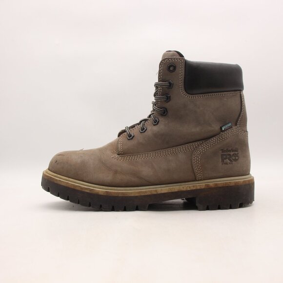Timberland PRO 6-Inch Direct Attach Work Boots Men\'s 9 M Gray Steel Toe Lace Up